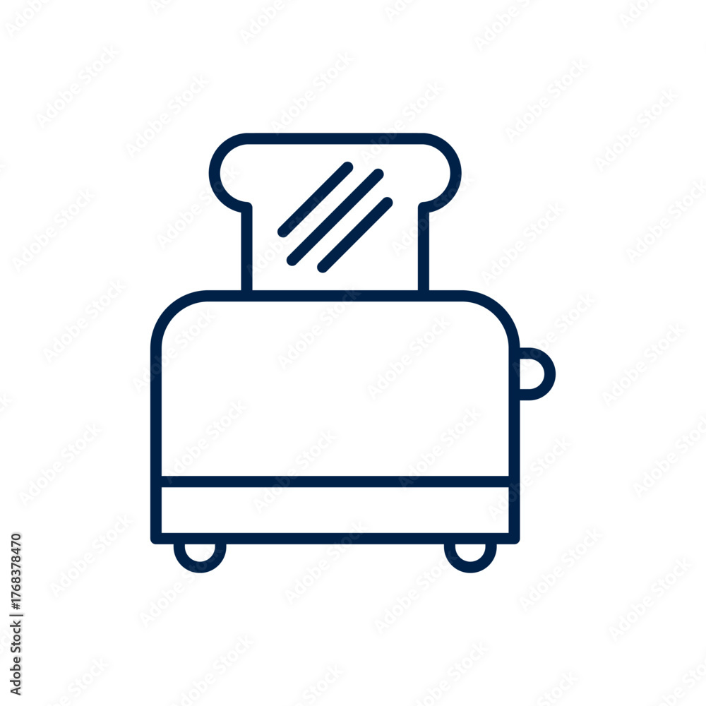 Obraz premium Toaster vector illustration icon design trendy