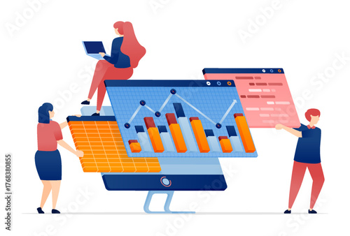 Spreadsheet report software for company accounting data