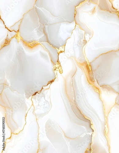 解像度ベージュ＆ゴールド大理石パターンHigh-Resolution Beige & Gold Marble Pattern	