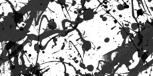 abstract black texture ink watercolor white background, creative abstract art from ink and watercolor, dynamic ink splatter texture pattern seamless tile design black and white background.