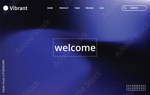 Vibrant abstract gradient background with the word welcome in the center, evoking a sense of modern digital design and a welcoming atmosphere for websites or applications