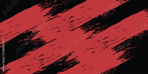 Halftone dots red and blue color pattern gradient grunge texture background. Dot pop art comic sport style vector illustration