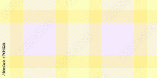 Jersey fabric seamless pattern, london tartan background plaid. Flow texture textile vector check in light and yellow colors.
