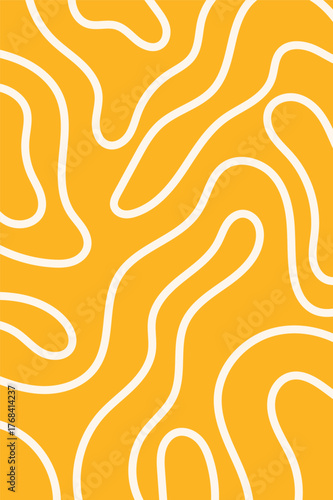 Twisted lines, fluid, curved, wiggling stripes, waves vector backgrounds set. Liquid, chaotic retro ornaments, groovy hippie patterns. Vibrant abstract symbol. vector illustration.