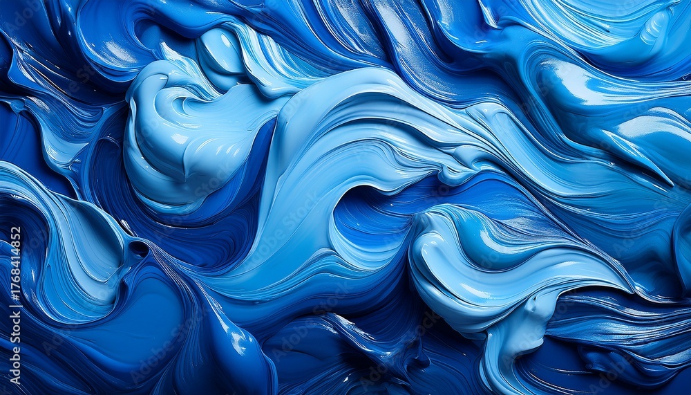 Obraz premium Blue Paint Background