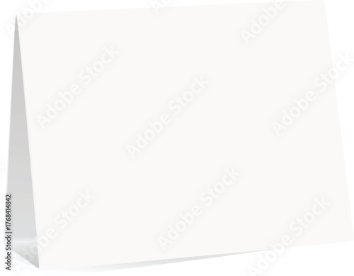 White blank calendar. vector illustration