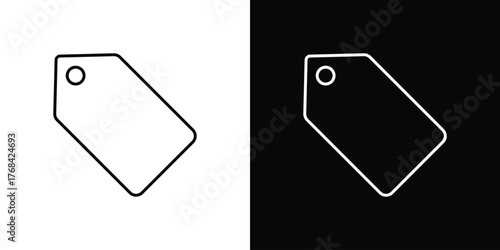 Tags icon editable vector stroke for web designs
