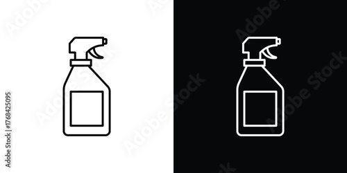 Spray bottle icon editable vector stroke for web designs