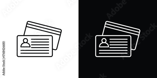 Personal documents icon editable vector stroke for web designs