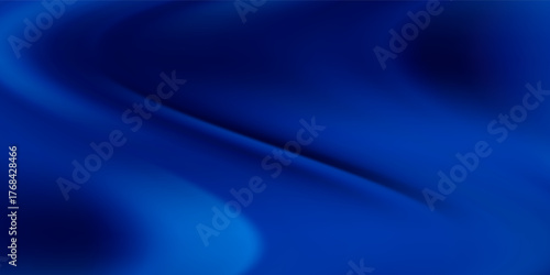 Abstract vector background luxury blue cloth or liquid wave or wavy folds of grunge silk texture satin velvet material, luxurious background or elegant wallpaper