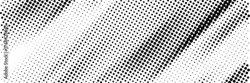 monochrome geometric pattern dots different size. wallpaper concept. vector