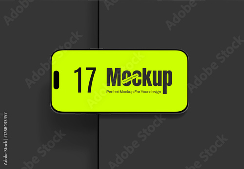 Realistic Smartphone Screen Mockup Design