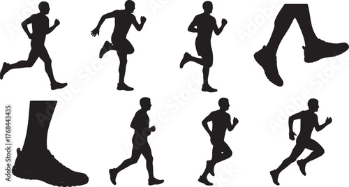 Minimalist Footwear Runner Silhouette Set