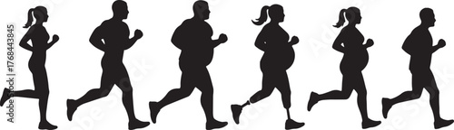 Diverse Body Type Runner Silhouettes