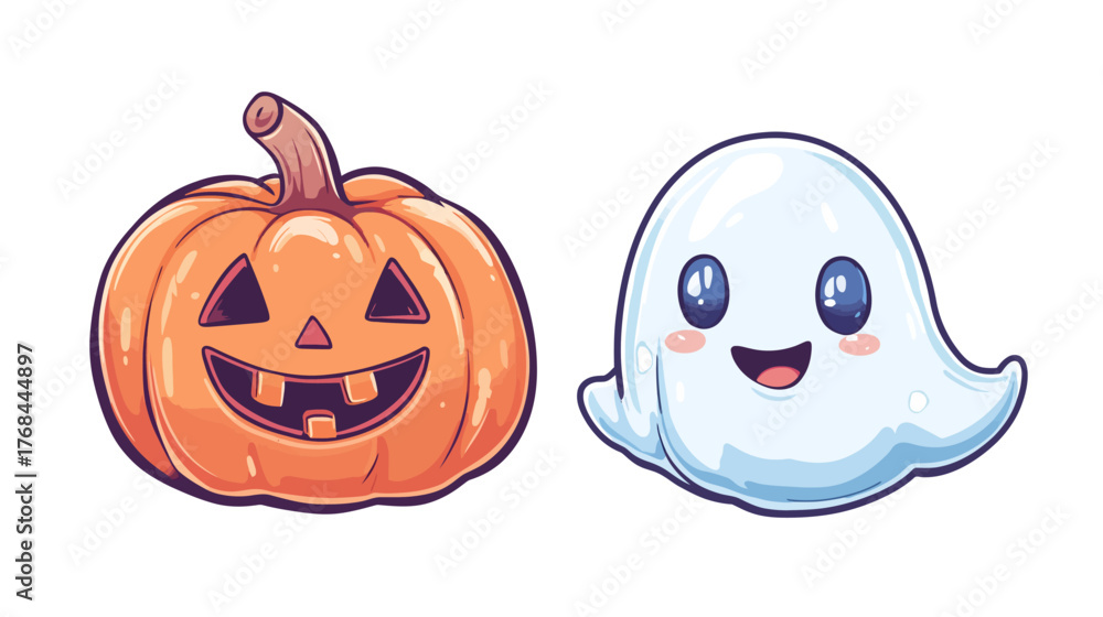 Fototapeta premium happy halloween pumpkin
