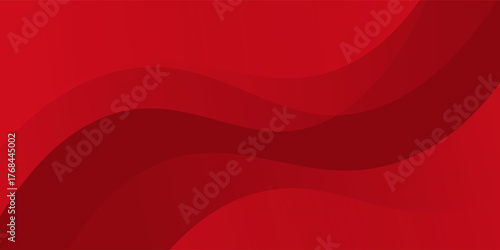 Red abstract background with dynamic shapes composition simple