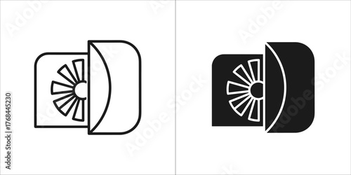 Black and white line drawing of a bidet