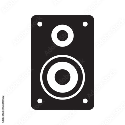 Home Theater Speaker Solid Icon