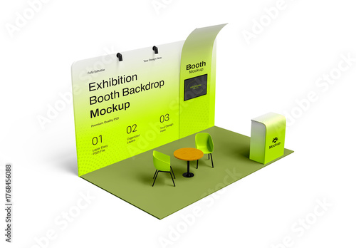 Exhibition Booth Display Mockup