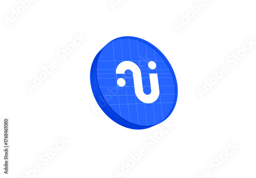 3D App Icon Logo Mockup