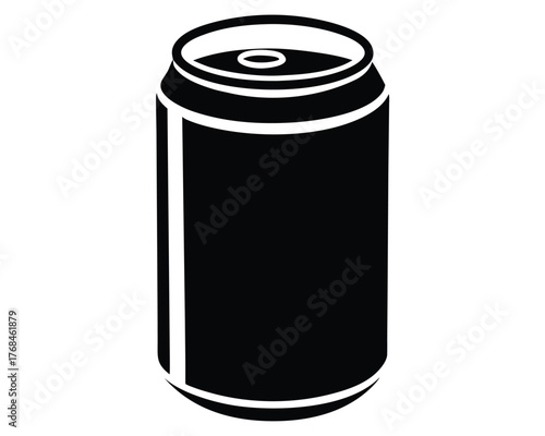 A can of soda isolated on white background