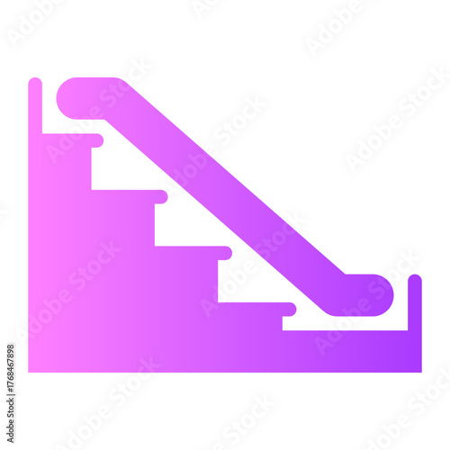 escalator gradient icon
