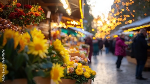 Celebrate the season with festive items at the Easter market in Europe.