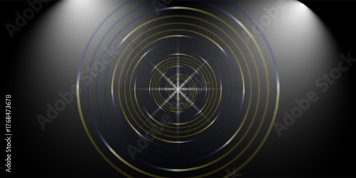 Halftone circular dotted frames set. Circle dots texture isolated on black background. simple art good natural creative modern abstract light modern illustrations