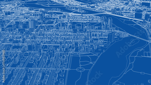 Detailed City Blueprint