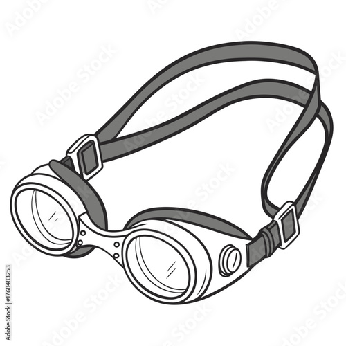 headphones on white background