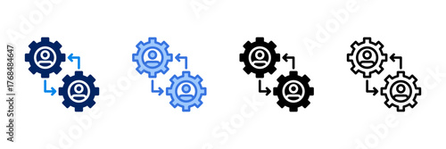 Cross Functional  Icon Set Different Style Collection 