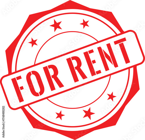 Modern For Rent Stamp for Marketing & Branding