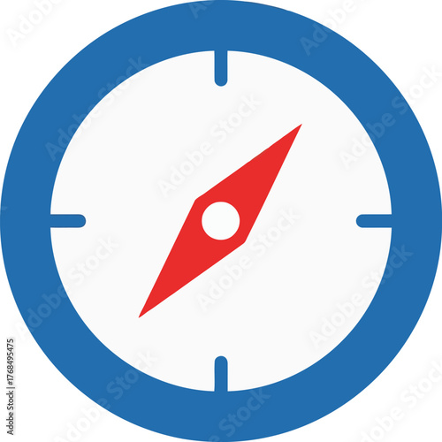 Navigation compass direction finding adventure travel expedition symbol vector