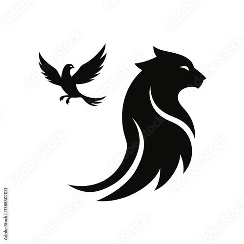 eagle tattoo vector