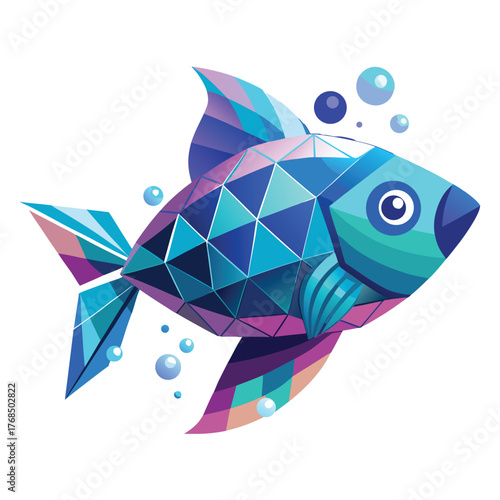 Abstract mosaic style vector illustration featuring a vibrant geometric composition with a blend of cmyk and rgb colors ideal for modern design projects