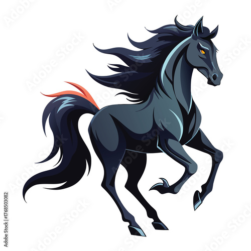 An exhilarating and dramatic illustration featuring bold black elements with vibrant splashes of red green blue yellow cyan and magenta