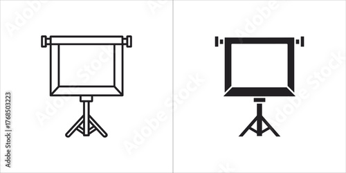 Outline icon of a beer tap with a barrel, representing brewing, beverages, or a pub setting