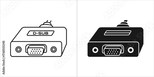 Outline icon of a bar counter with stools, bottles, and a tap, depicting a pub, restaurant, or social drinking establishment