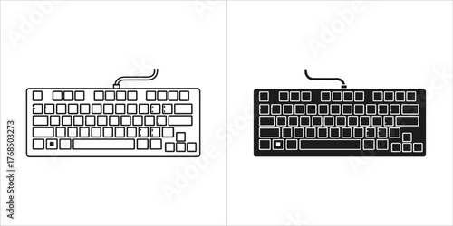 A black and white line art illustration of a drink formula or cocktail recipe card, isolated on