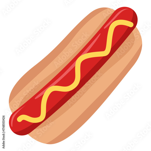 Grilled Hotdog with Sauce