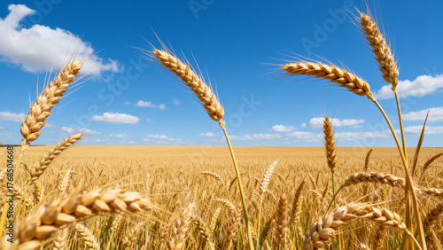 GoldenWheatFieldUnderBlueSky