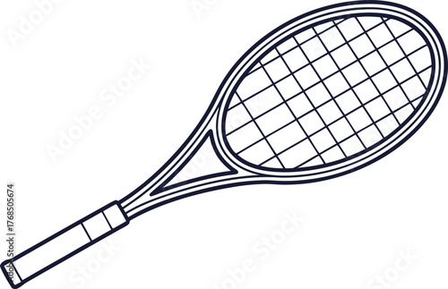 Tennis Game Elements Design Collection. Professional Tennis Equipment Illustration. Racket and Ball Sports Concept Design. Tennis Court and Game Scene Elements. Modern Tennis Sport and Player Concept