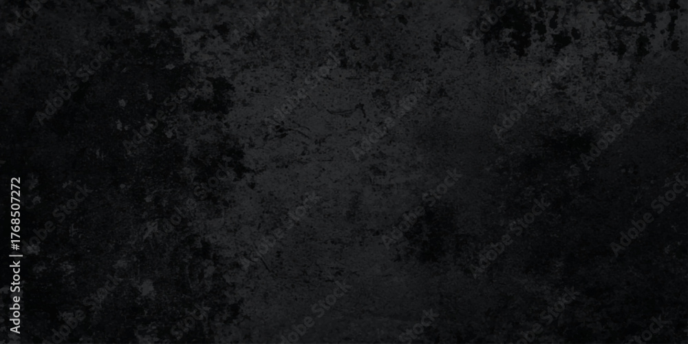 Fototapeta premium Dark black wall texture with rough surface details, perfect for backgrounds, interior design, and digital artwork, grunge concrete surface, black wall texture or grunge black board or chalk board.