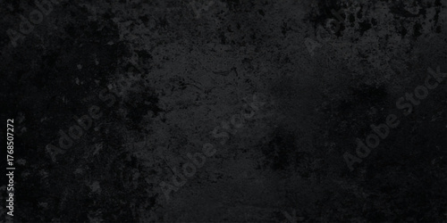 Dark black wall texture with rough surface details, perfect for backgrounds, interior design, and digital artwork, grunge concrete surface, black wall texture or grunge black board or chalk board.