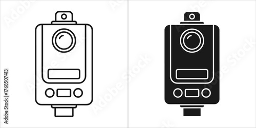 A service truck with service written on its side, representing delivery or mobile assistance