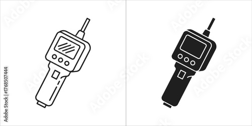 Stanchions with ropes for crowd control, queue management, and vip events, isolated on