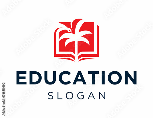 Logo about Education created using the CorelDraw application. on a white background.