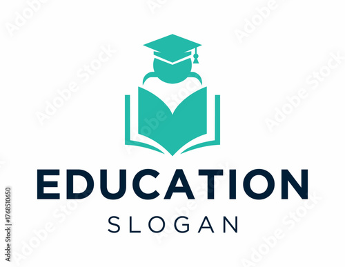 Logo about Education created using the CorelDraw application. on a white background.