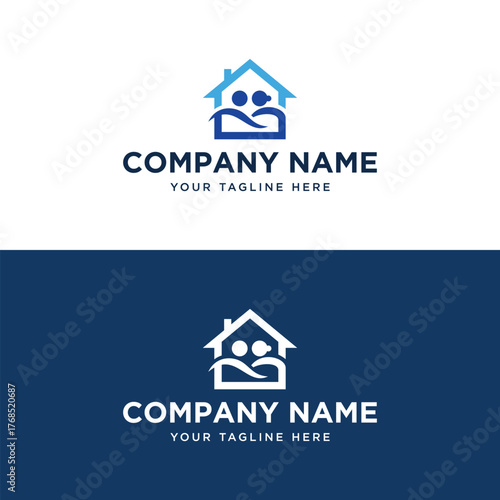 Elderly Care Home logo design