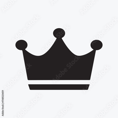 crown icon vector, king icon, king crown